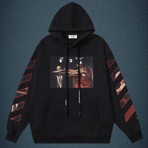 Off-White Black Men's Hoodie